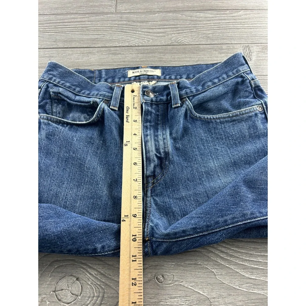 Levi's Made & Crafted Shuttle Tapered Blue Jeans Mens 30 Dark Wash